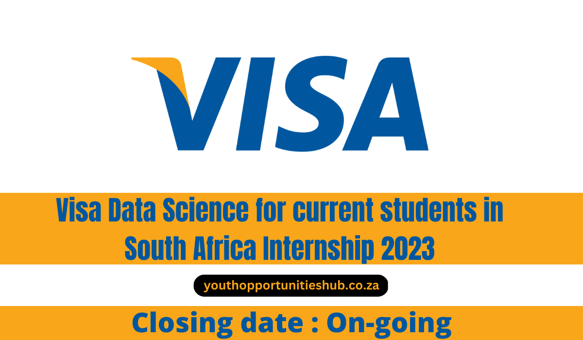 Visa Data Science for current students in South Africa Internship 2023